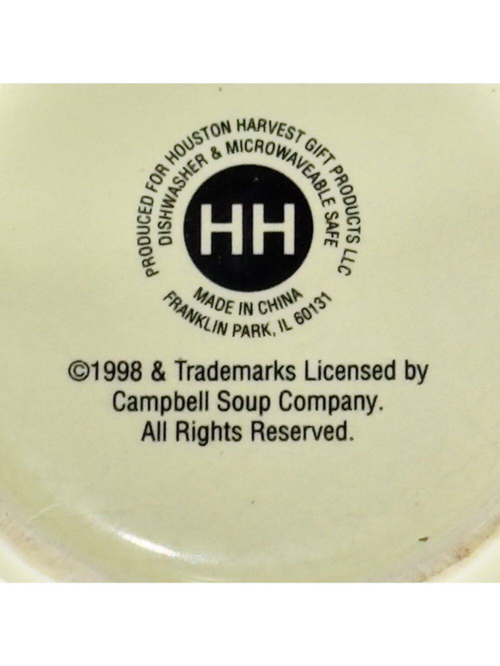 Set Of 2 Campbells Houston Harvest Ceramic Kids Mugs Vintage 1998 - Picture 9 of 11